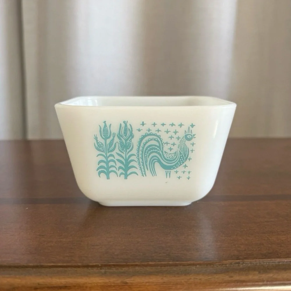 Vintage Pyrex 1.5 Cup Refrigerator Dish Amish Butterprint 501 No Lid - Picture 4 of 7